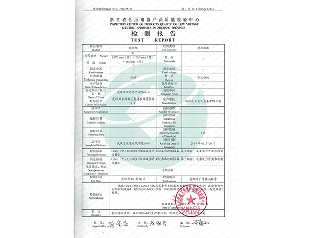 XLIP65檢測報(bào)告2